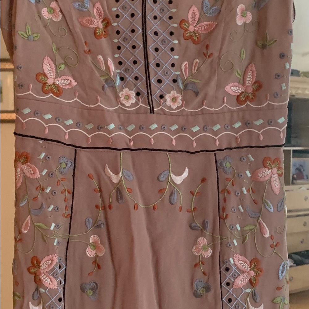 Beautiful French connection embroidered dress